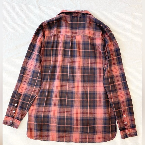 Sundry Flannel Button Down Plaid Top - Picture 2 of 11